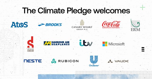 Climate Pledge - 13 nuovi firmatari 